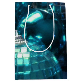 Blue Baubles gift bag medium