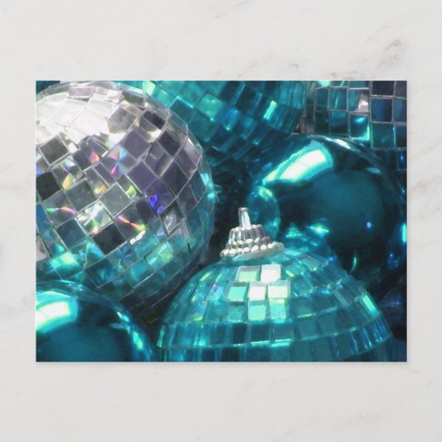 Blue Baubles postcard (Front)