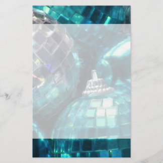 Blue Baubles stationery header and footer