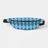Blue Bavaria Rhombus Flag Pattern