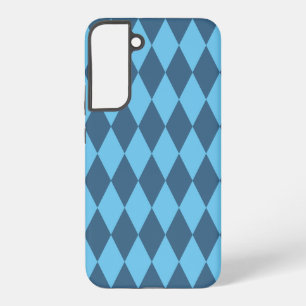 Blue Bavaria Rhombus Flag Pattern Samsung Galaxy Case