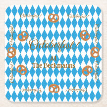 Blue Bavarian Octoberfest Pretzels PERSONALIZE
