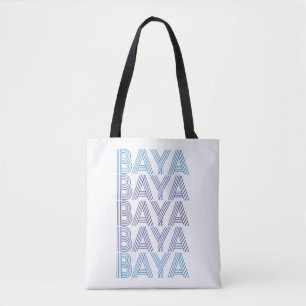Blue Bayas Tote Bag