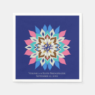 Blue Bayou 4.75 x 4.75-inch Wedding Napkins