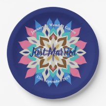Blue Bayou 9-inch Wedding Plates