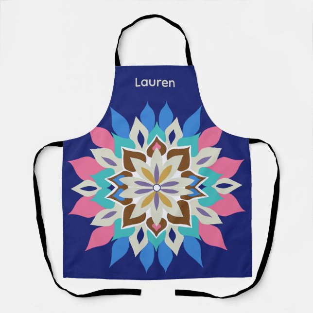 Blue Bayou Print Apron (Front)