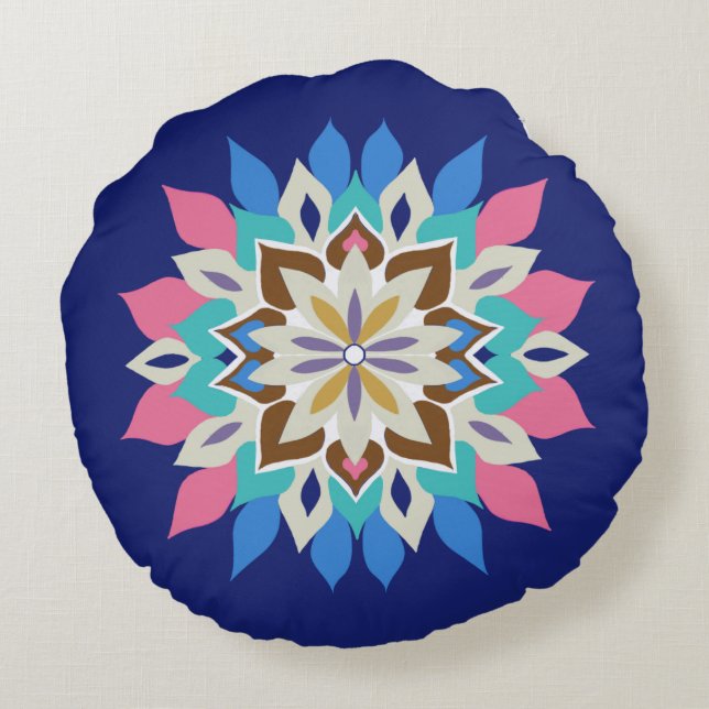 Blue Bayou Throw Pillow (Back)