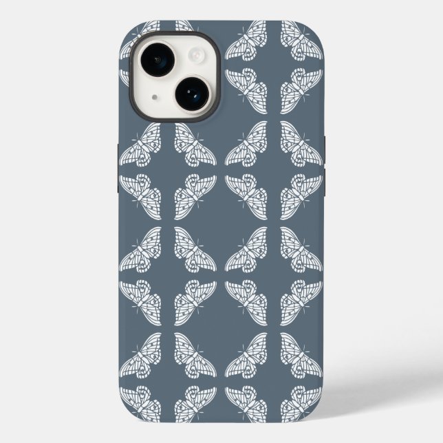 Blue Bayoux Arts and Crafts Butterflies Case-Mate iPhone Case (Back)