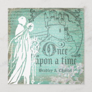 Blue Be My Valentine Once Upon a Time Invitation