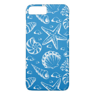 Blue Beach Pattern Case-Mate iPhone Case