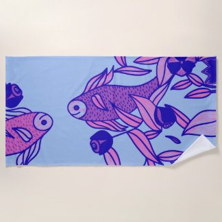 Blue Beach Towel