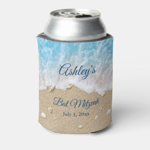 Blue Beach Waves Bat Mitzvah Cooler