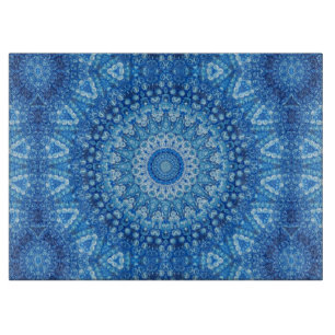 blue beads cutting board