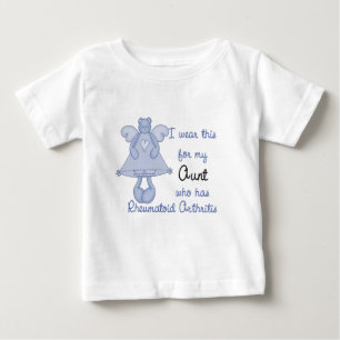 Blue Bear Angel :: I Wear for My Aunt RA Design Baby T-Shirt