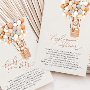 Blue Bear Display and Books Enclosure Card