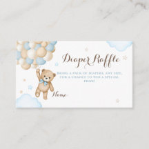 Blue Bearly Wait Bear Balloon Baby Shower