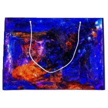 Blue Beast Running Fire