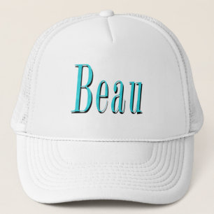 Blue Beau Name Logo, Trucker Hat