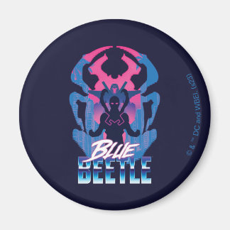 Blue Beetle Retrowave Versus Graphic Magnet