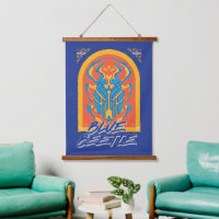 Blue Beetle Scarab Talavera Graphic