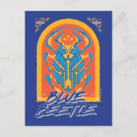 Blue Beetle Scarab Talavera Graphic