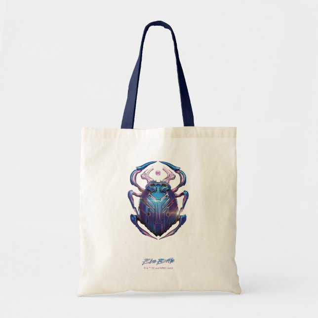 Blue Beetle Scarab Theatrical Poster Tote Bag (Front)