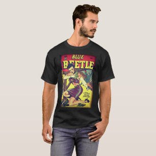 Blue Beetle Vintage Golden Age Comic Book T-Shirt