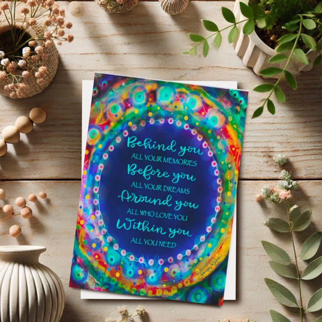 Blue Behind You Graduation Inspirivity Card (Creator Uploaded)