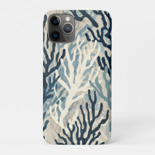 Blue Beige Coral Case-Mate iPhone Case