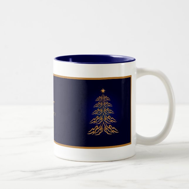 Blue Bell Christmas Tree Mug (Right)