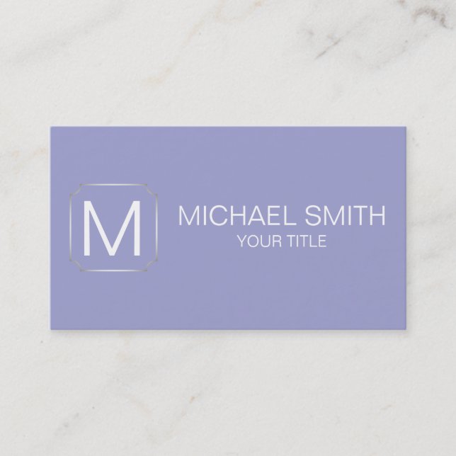 Blue Bell colour background Business Card (Front)