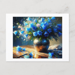 Blue Bell Flowers,  Postcard