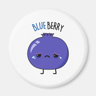 Blue Berry Funny Blueberry Pun Magnet