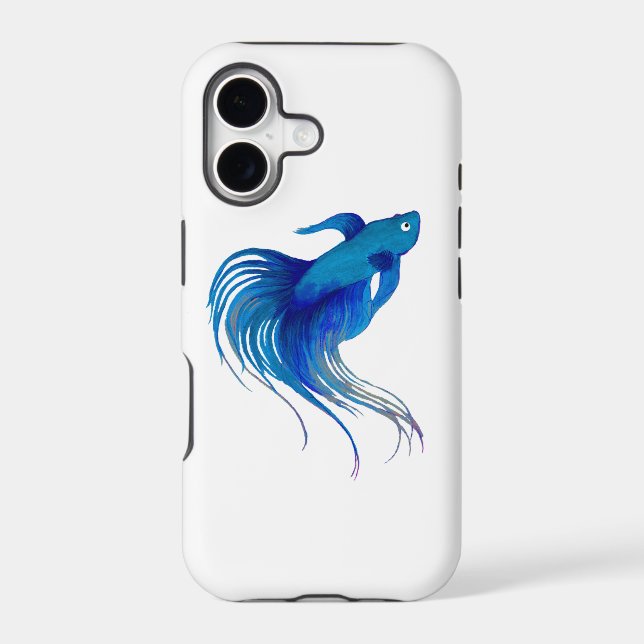 Blue Betta Fish (Back)