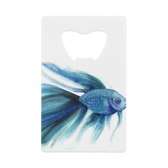 Blue Betta Fish (Front)