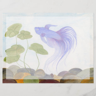 Blue Betta Fish