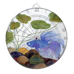 Blue Betta Fish Dartboard
