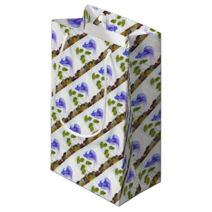 Blue Betta Fish Small Gift Bag