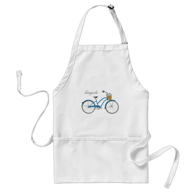 Blue Bicycle Standard Apron (Front)