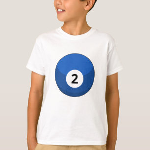 Blue Billiard Ball Number Two T-Shirt