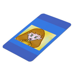 Blue Bingo Anime Flexible Photo Magnet