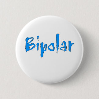 Blue Bipolar 6 Cm Round Badge