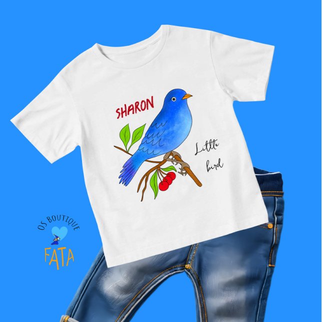 Blue bird baby T-Shirt (Creator Uploaded)
