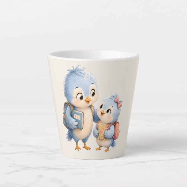 Blue Bird Brother Sister Coffee Mug (Front)