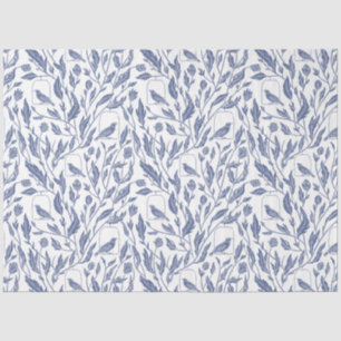 Blue Bird decoupage tissue paper