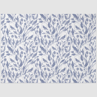 Blue Bird decoupage tissue paper