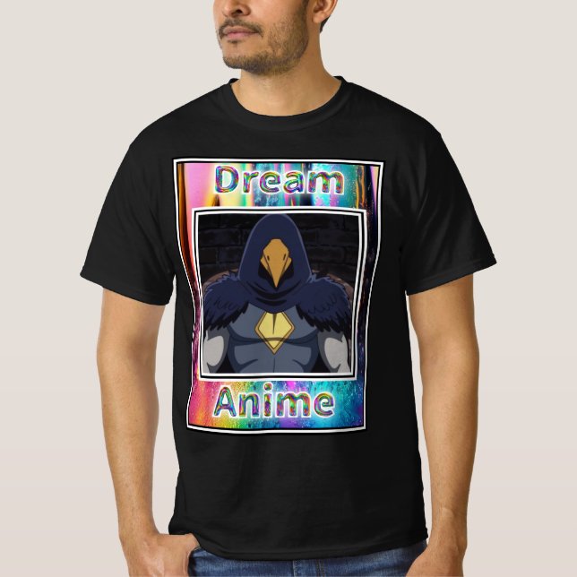 Blue Bird Dream Anime T-Shirt (Front)