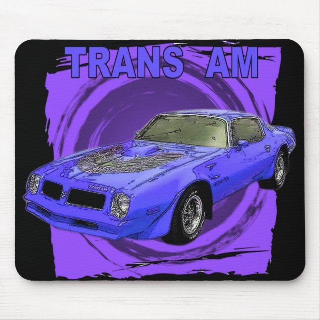 Blue Bird  Fire Bird Mouse Pad (Front)