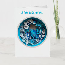 Blue Bird - Get Well Soon Wishes