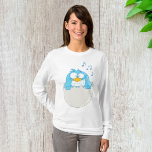 Blue Bird Hatching Womens Long-Sleeve T-Shirt